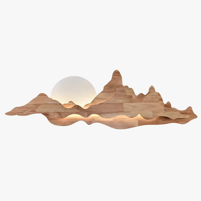 Applique murale Zen thé en bois massif