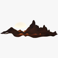 Applique murale Zen thé en bois massif