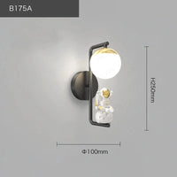 Applique Murale Créative pour Chambre d'Enfant - Déco Moderne. | Marco Lucetti B175A / 3 Température de couleur