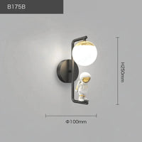 Applique Murale Créative pour Chambre d'Enfant - Déco Moderne. | Marco Lucetti B175B / 3 Température de couleur