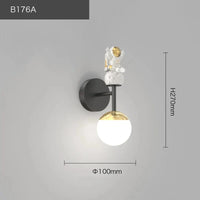 Applique Murale Créative pour Chambre d'Enfant - Déco Moderne. | Marco Lucetti B176A / 3 Température de couleur