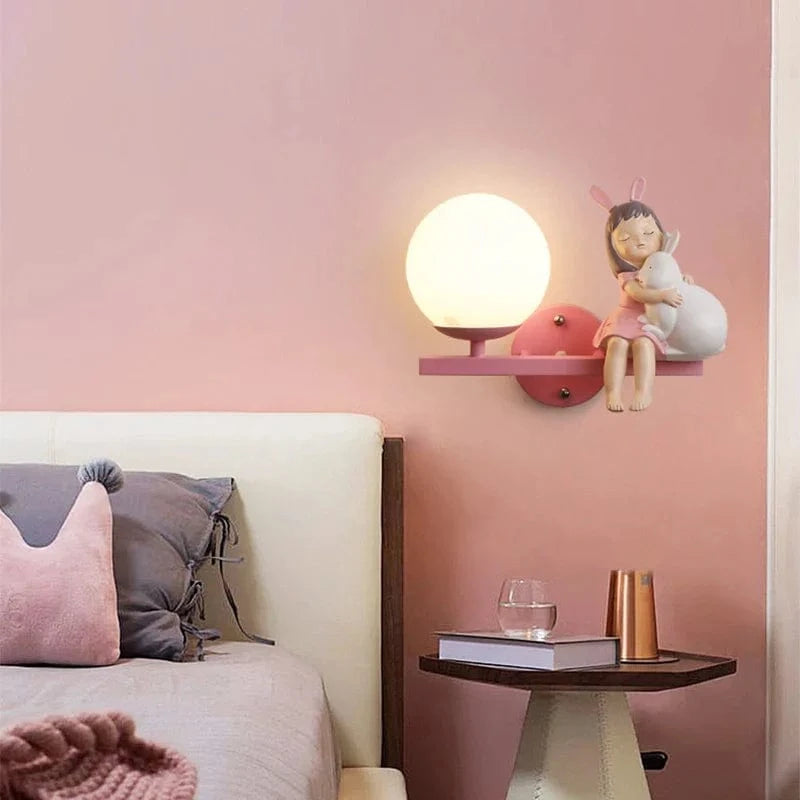 Applique murale créative pour enfants filles - Thème dessin animé. | Marco Lucetti