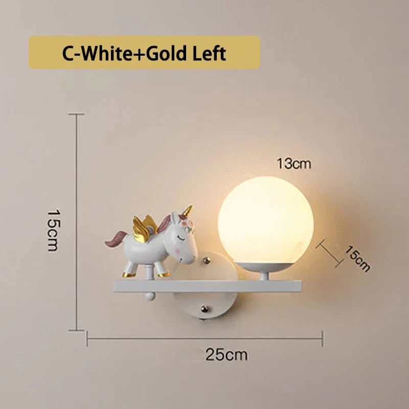 Applique murale créative pour enfants filles - Thème dessin animé. | Marco Lucetti C Or à gauche