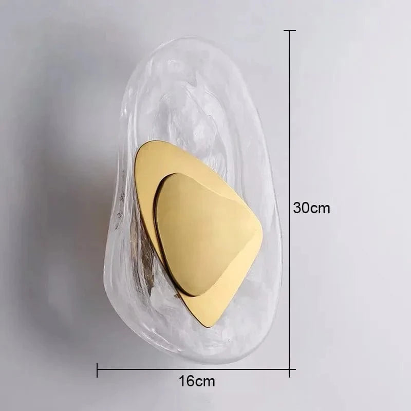 Applique Murale Cristal Luxe LED Moderne | Marco Lucetti Or