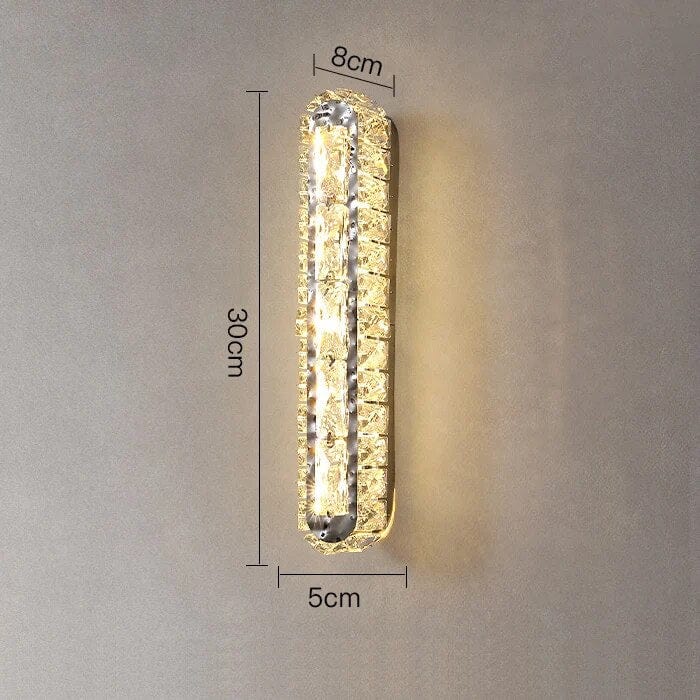 Applique murale Crystal Touch | Marco Lucetti A H30cm / 3 couleurs