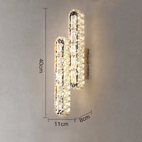 Applique murale Crystal Touch | Marco Lucetti C H40cm / 3 couleurs