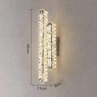 Applique murale Crystal Touch | Marco Lucetti P H46cm / 3 couleurs