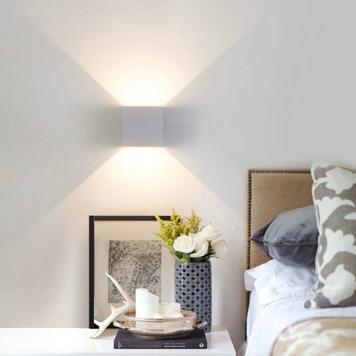 Applique murale cubique en aluminium pour couloir | Marco Lucetti