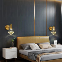 Applique murale cuivre de luxe pour chambre à coucher | Marco Lucetti