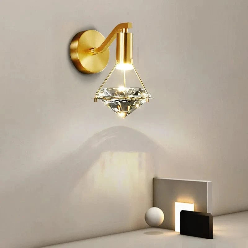 Applique murale cuivre de luxe pour chambre à coucher | Marco Lucetti Type A / Blanc chaud (2700-3500K)