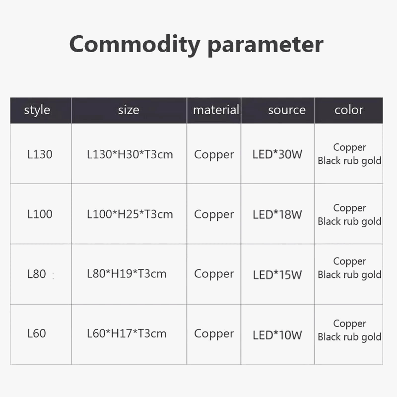 Applique Murale Cuivre Or Moderne | Marco Lucetti