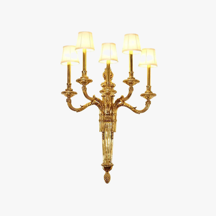 Applique murale cuivre Rococo Chic