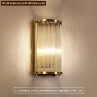 Applique Murale Cuivre Verre Clairelegant | Marco Lucetti H31,5cm-1 lumière / Blanc chaud (2700-3500K)