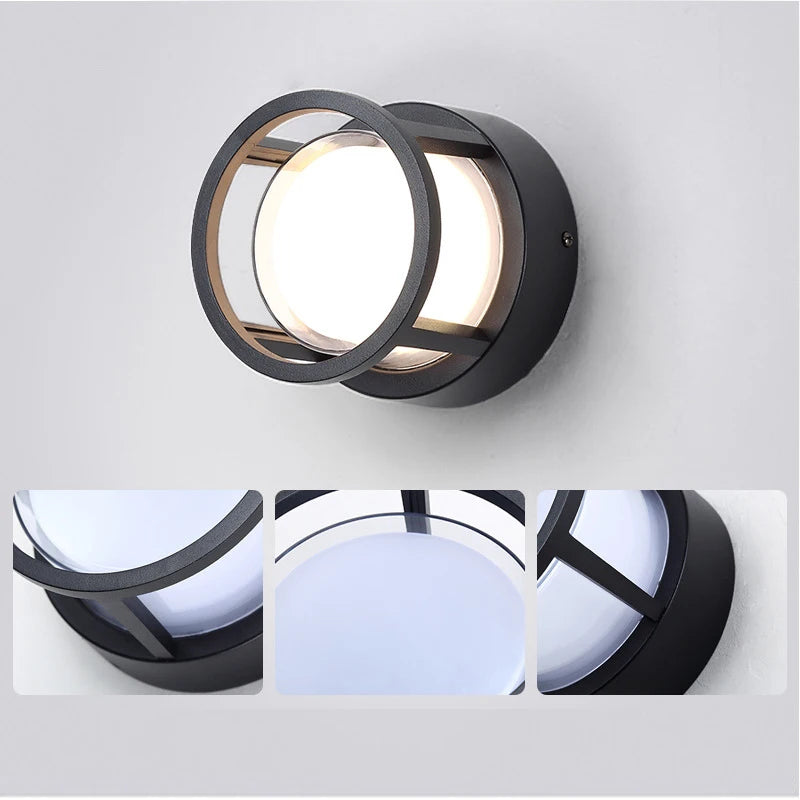 Applique murale d'extérieur en aluminium - Collection Éclat