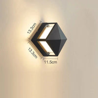 Applique murale d'extérieur en aluminium - Collection Éclat | Marco Lucetti B-2 / Lumière chaude