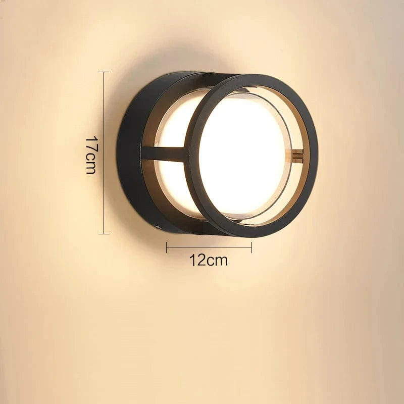 Applique murale d'extérieur en aluminium - Collection Éclat | Marco Lucetti C-1 / Lumière chaude