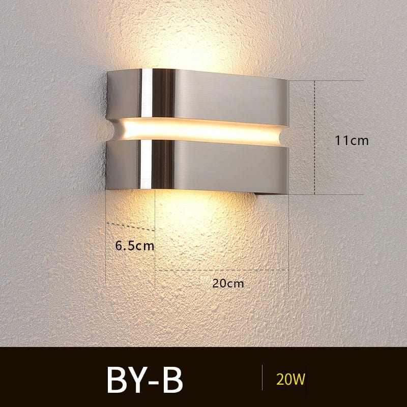 Applique murale d'extérieur en aluminium design | Marco Lucetti PAR-B / Lumière chaude