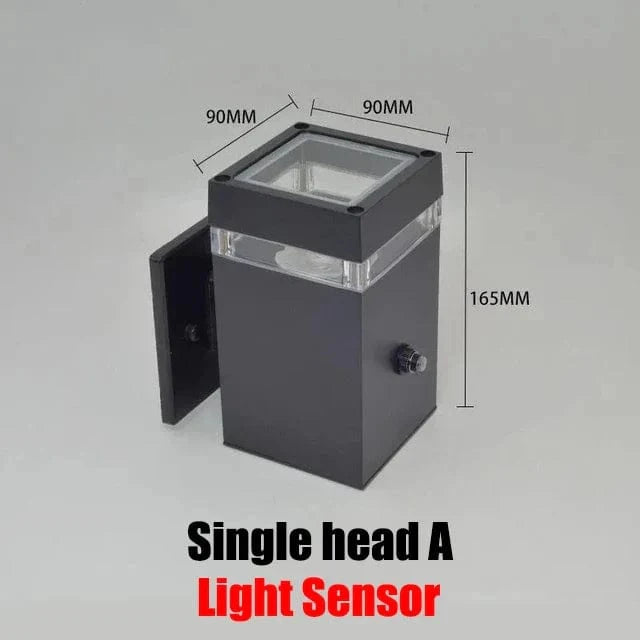 Applique murale d'extérieur LED étanche - Lumières Lumina | Marco Lucetti Capteur A unique / Blanc froid