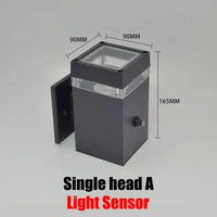 Applique murale d'extérieur LED étanche - Lumières Lumina | Marco Lucetti Capteur A unique / Blanc froid