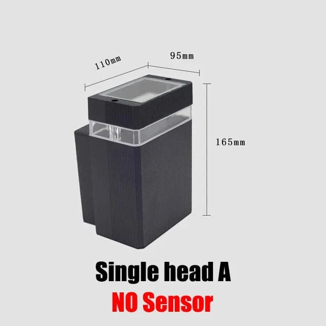 Applique murale d'extérieur LED étanche - Lumières Lumina | Marco Lucetti Tête unique-A / Blanc froid