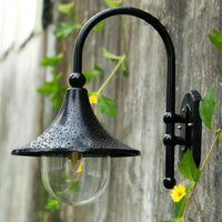 Applique murale d'extérieur noire élégante | Marco Lucetti Sans ampoule