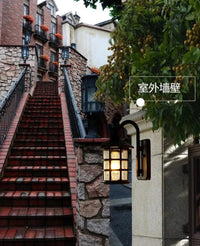 Applique murale d'extérieur rustique en fer galvanisé anti-corrosion | Marco Lucetti