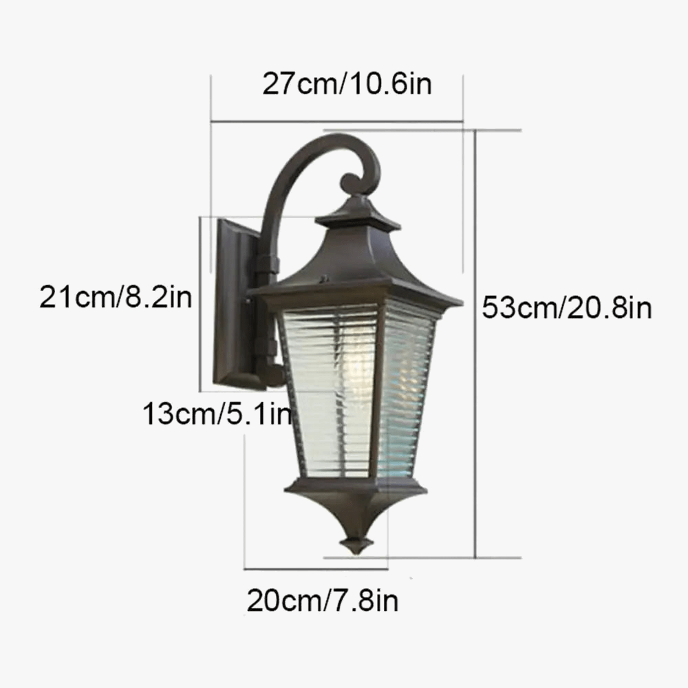 Applique murale d'extérieur Vintage Chic | Marco Lucetti