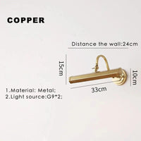 Applique murale d'intérieur design avec bras pivotant | Marco Lucetti Or M / Blanc froid (5 500-7 000 K).