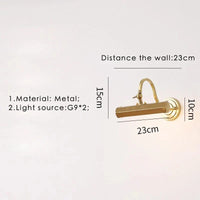 Applique murale d'intérieur design avec bras pivotant | Marco Lucetti Or S / Blanc chaud (2700-3500K)