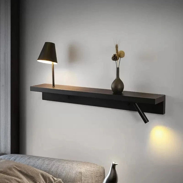 Applique murale de chevet avec étagère 3W - Confort & Style | Marco Lucetti
