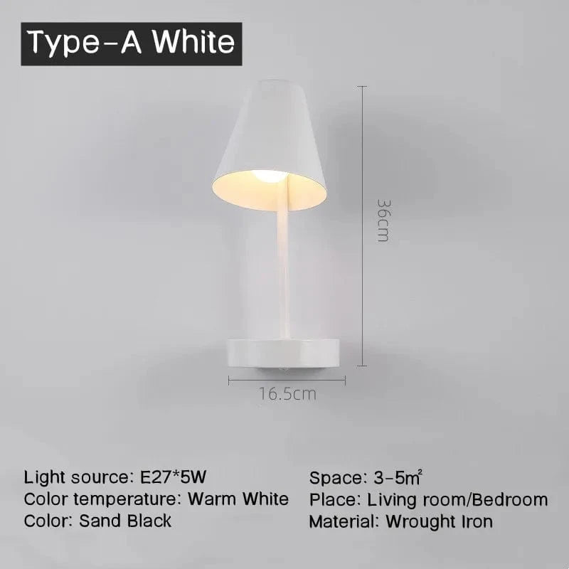 Applique murale de chevet avec étagère 3W - Confort & Style | Marco Lucetti A-Blanc 5W