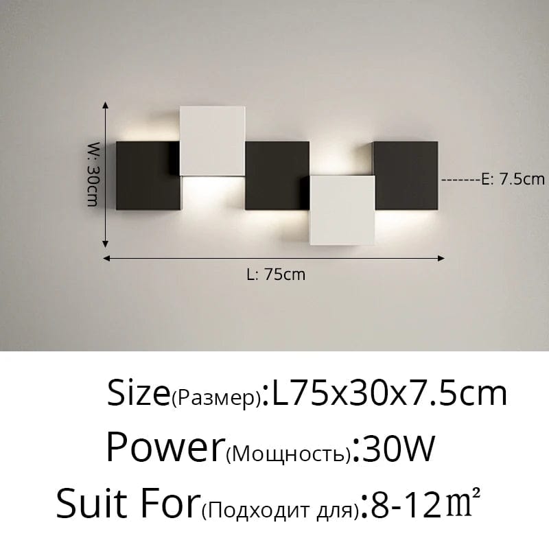 Applique murale de chevet minimaliste moderne pour chambre à coucher | Marco Lucetti