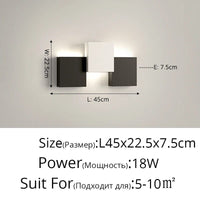 Applique murale de chevet minimaliste moderne pour chambre à coucher | Marco Lucetti