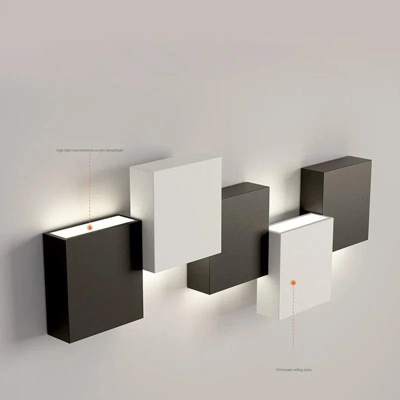 Applique murale de chevet minimaliste moderne pour chambre à coucher | Marco Lucetti