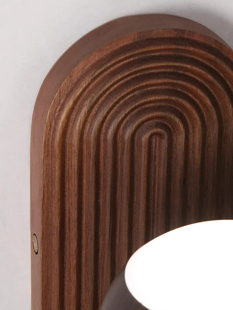 Applique murale de designer "Chine Luxe" en noyer noir | Marco Lucetti