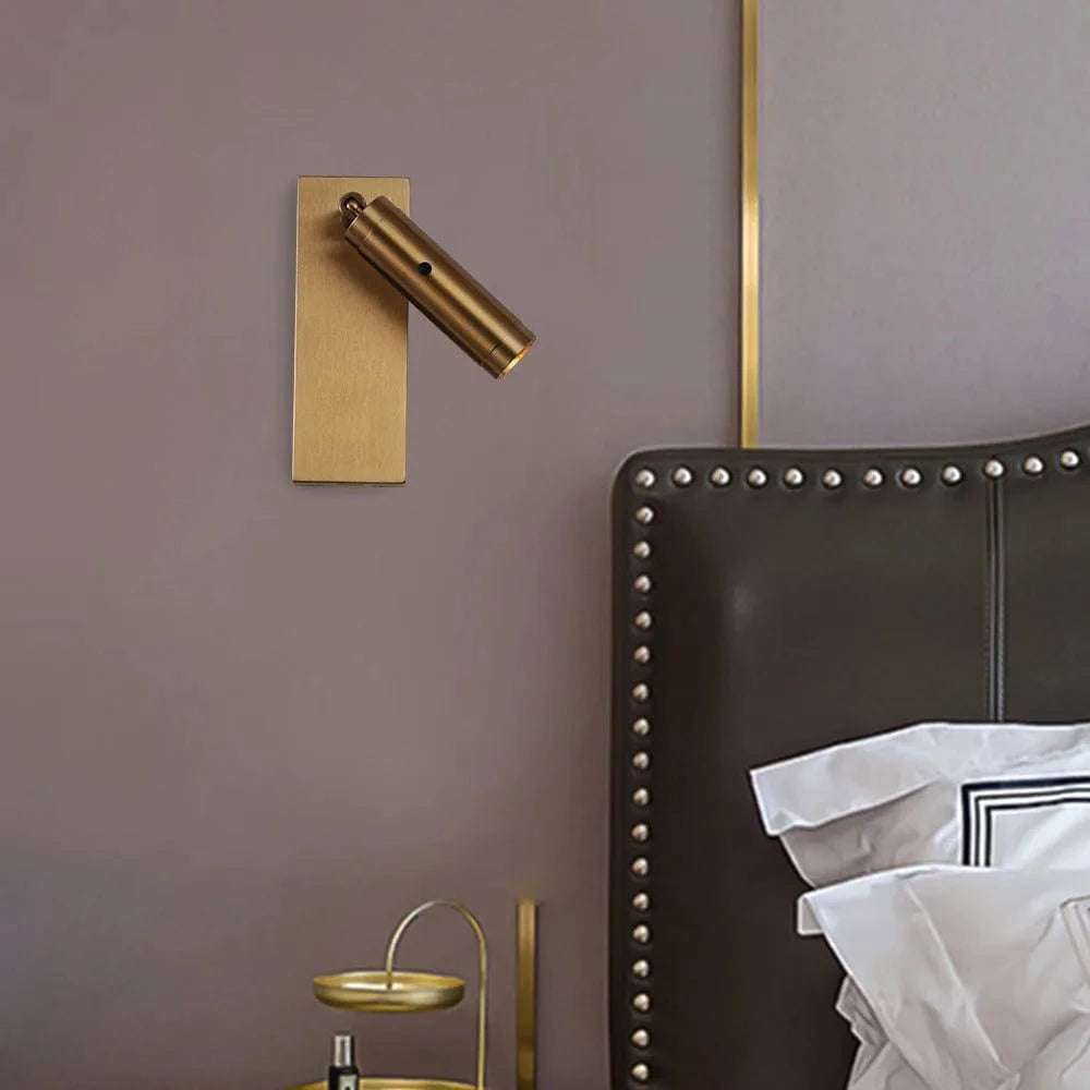 Applique murale de lecture LED 3W avec rotation à 350 degrés et port de charge USB - Idéal pour la chambre ou l'hôtel | Marco Lucetti