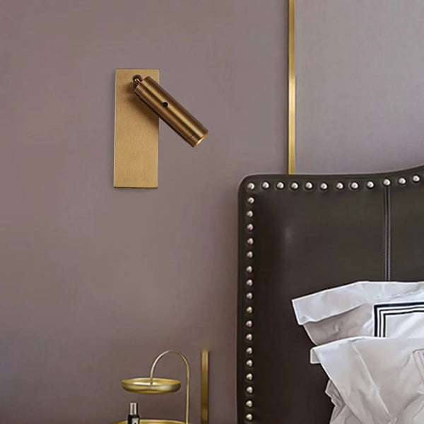 Applique murale de lecture LED 3W avec rotation à 350 degrés et port de charge USB - Idéal pour la chambre ou l'hôtel | Marco Lucetti
