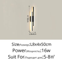 Applique murale de luxe à longue bande de design nordique | Marco Lucetti