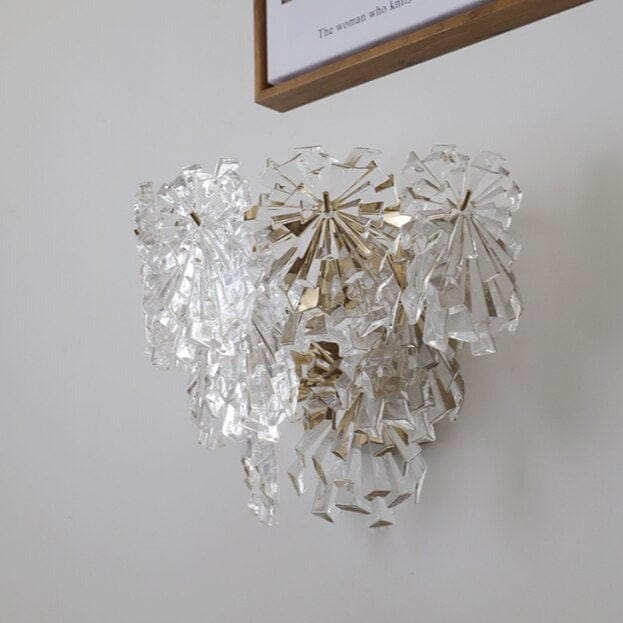 Applique murale de luxe avec fleurs en verre - Dynnah | Marco Lucetti Chaude