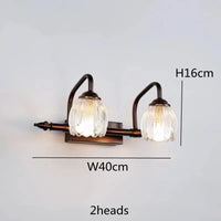 Applique murale de luxe contemporain en cuivre et cristal. | Marco Lucetti