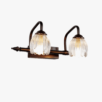 Applique murale de luxe contemporain en cuivre et cristal. | Marco Lucetti