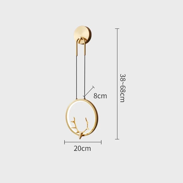 Applique murale de luxe en bois et cuivre | Marco Lucetti wall lamp / 3 colors