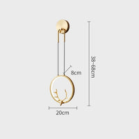 Applique murale de luxe en bois et cuivre | Marco Lucetti wall lamp / 3 colors