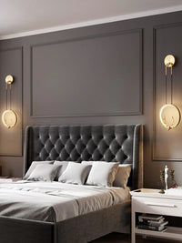 Applique murale de luxe en bois et cuivre | Marco Lucetti wall lamp / 3 colors