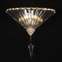 Applique murale de luxe en cristal avec miroir | Marco Lucetti