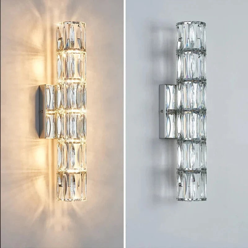 Applique murale de luxe en cristal contemporain | Marco Lucetti