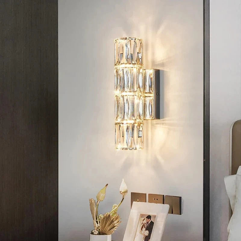 Applique murale de luxe en cristal contemporain | Marco Lucetti