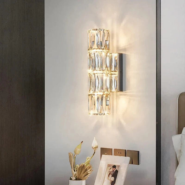 Applique murale de luxe en cristal contemporain | Marco Lucetti