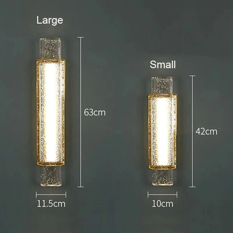 Applique murale de luxe en cristal et acier inoxydable - Collection Prestige | Marco Lucetti