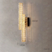 Applique murale de luxe en cristal | Marco Lucetti 2 / 3 colors